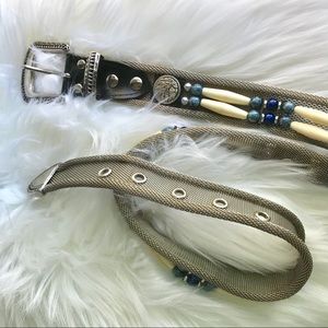 Vintage  southwestern chain mail belt